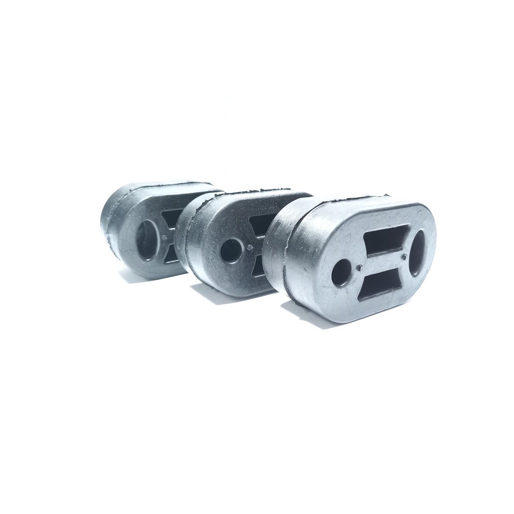 Kit com 3 pçs coxim do escapamento Peugeot 206 e 207
