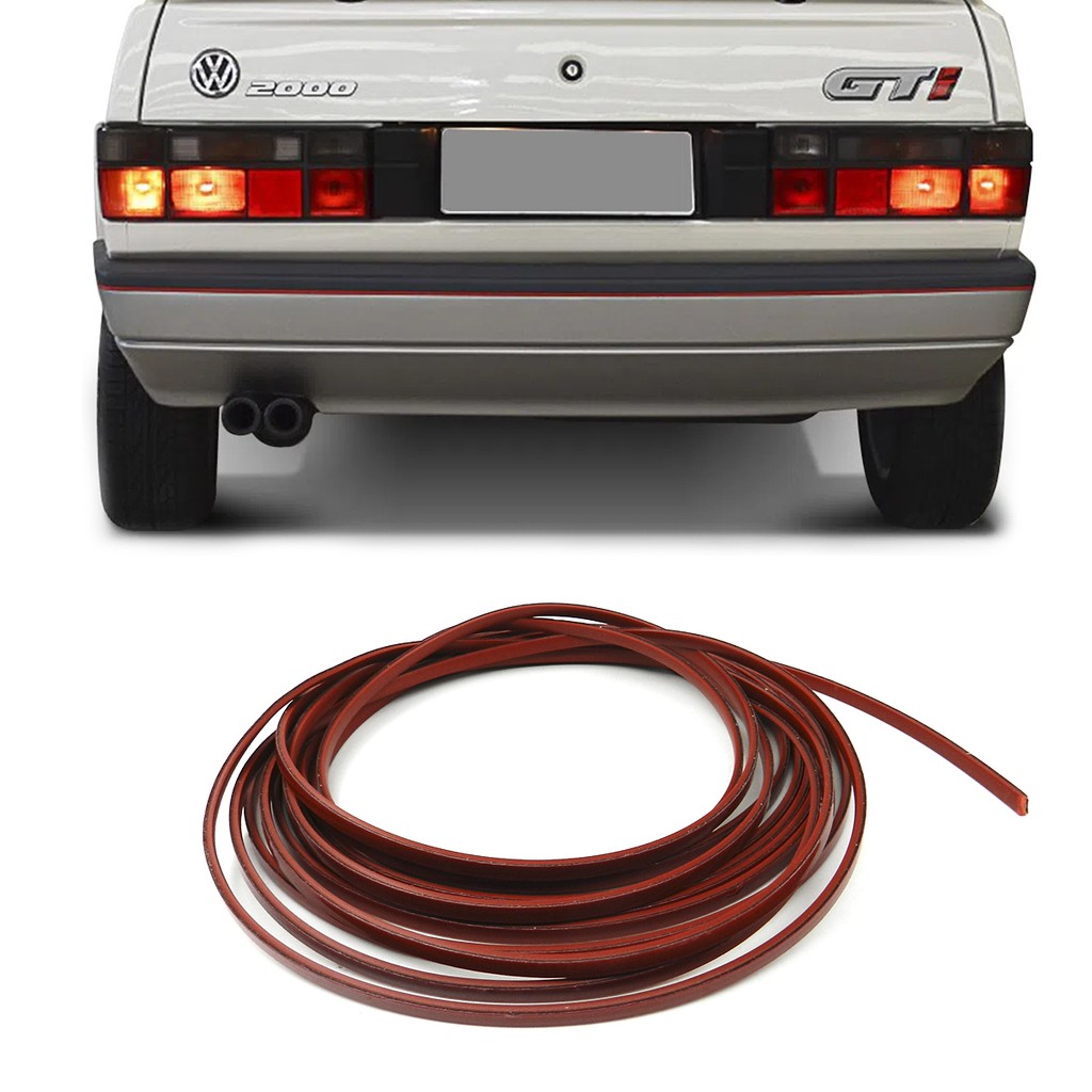 Friso Parachoque Gol Gti Gts Gls - 89 90 91 92 93 Á 1994 Vermelho