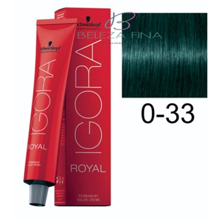 Coloração Schwarzkopf Igora Royal Tintura 0-33 60g MATTE em Oferta na Shopee