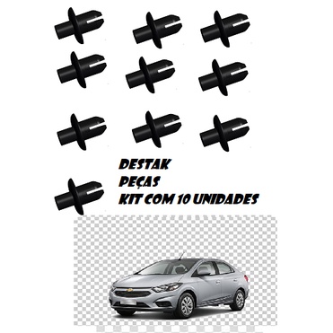 Grampo do Para-choque Dianteiro GM Chevrolet Agile Celta Kaddet Monza Hatch  Prisma Vectra