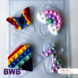 Forma BWB Pop It Divertido 1, Semiprofissional Simples Para Bombons Cód. SP 3666 em Oferta na Shopee
