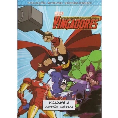 Dvd Os Vingadores - Capitão America - Volume 2 - Lacrado