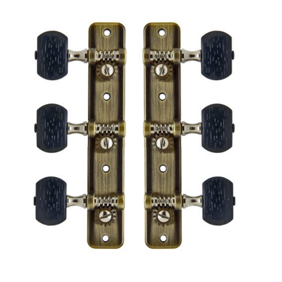 Tarraxa Violão Nylon Ouro Velho Pino Grosso 14 D Rozini Rax403