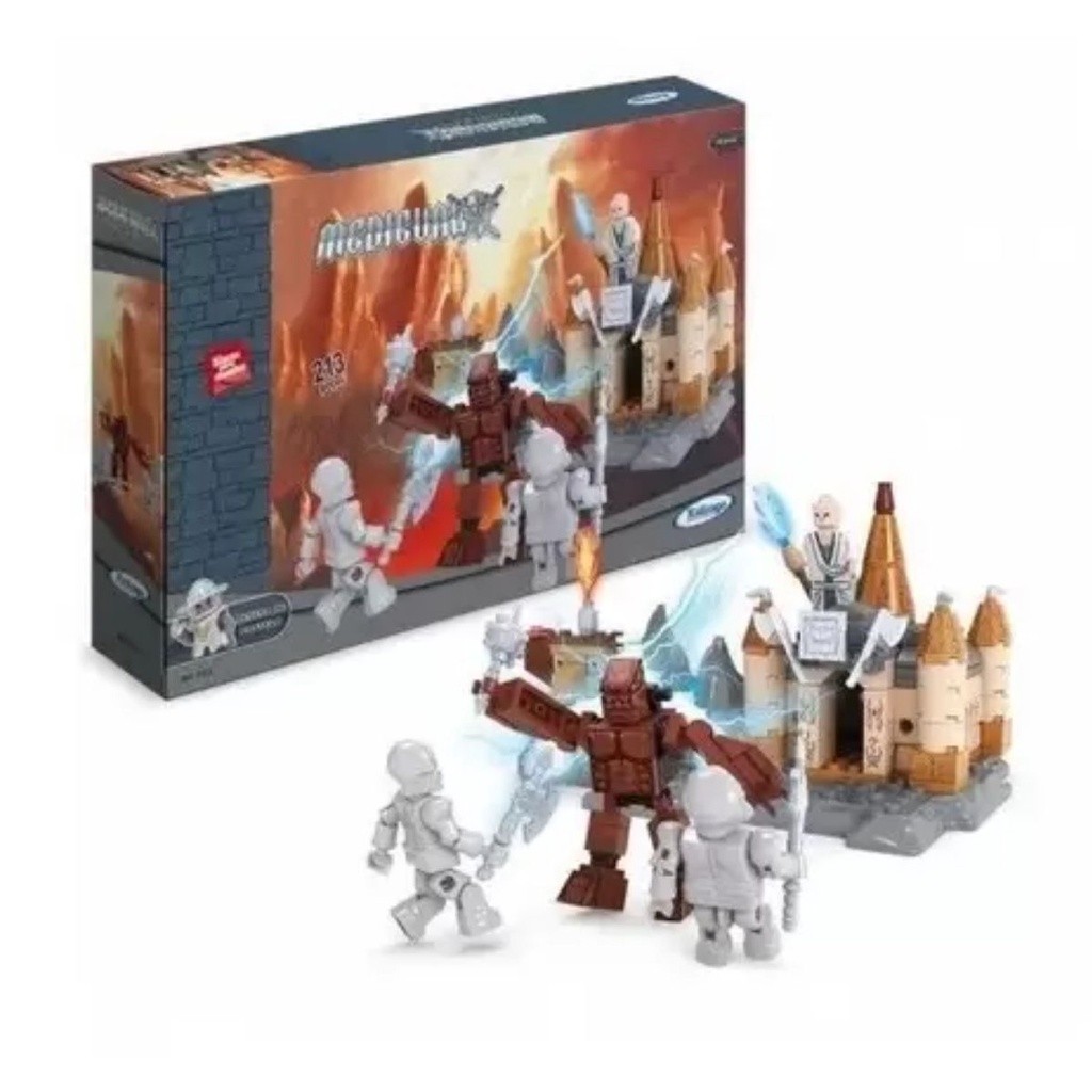 Brinquedo de Montar Medieval Defesa Do Castelo 213 peças Xalingo 11932