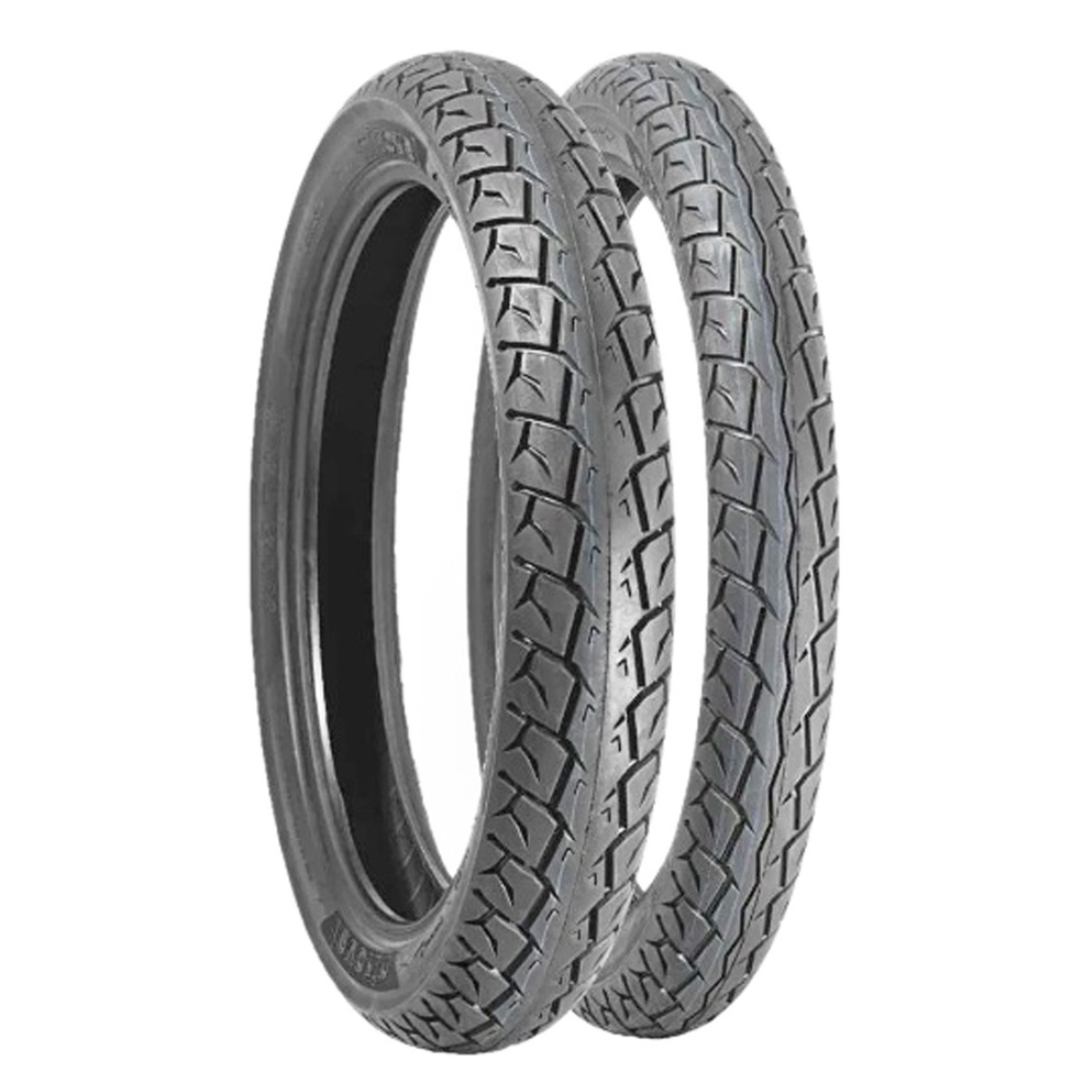 Par Pneus Cbx 200 Strada Cbx 150 Aero 100/90-18 / 80/100-18 Para Uso Com Câmara Levorin Matrix