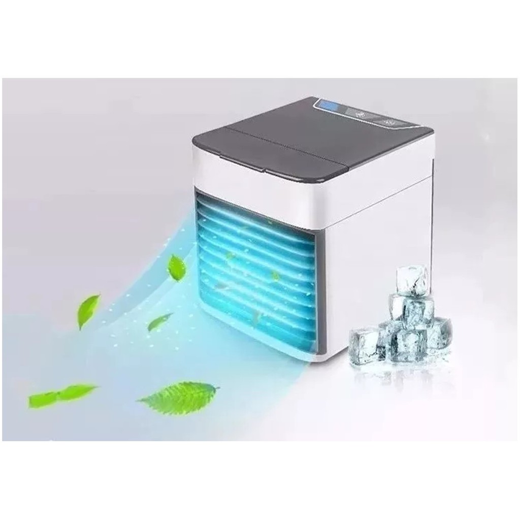 Mini Ar Portátil Arctic Air Cooler Umidificador Climatizador com Luz Led USB