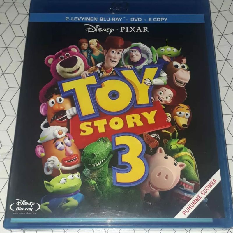 Bluray duplo + dvd original importado Toy story 3 SEM PT-BR