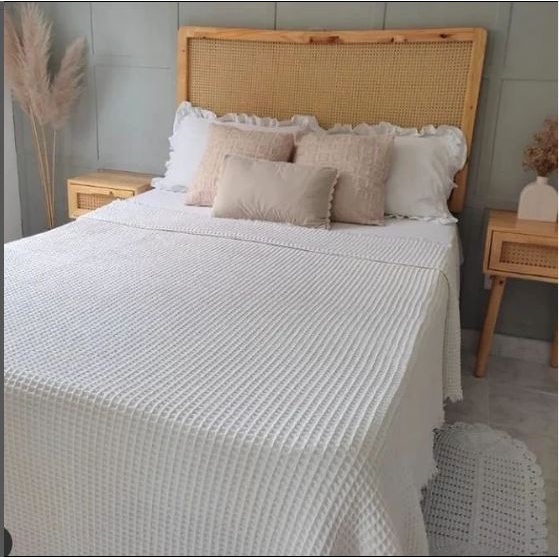 Manta Decorativa King Crua Algodao Sofa Cama Posta 280x260 Decoraçao Minimalista Rustica Boho Vintage Ideia Presente Casal Casa Nova Cha de Panela Mae Esposa Noiva Mulher Sogra