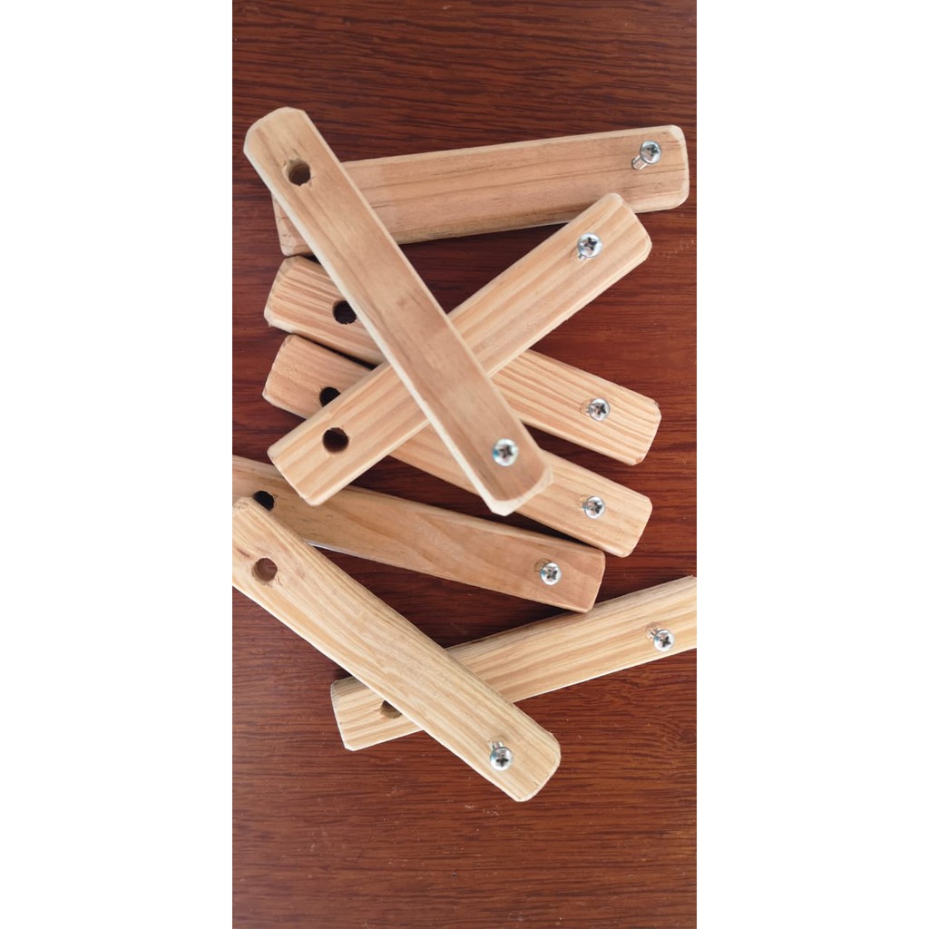 Abridor de Garrafa Madeira Rústico - Kit com 04 Unidades em Oferta na Shopee