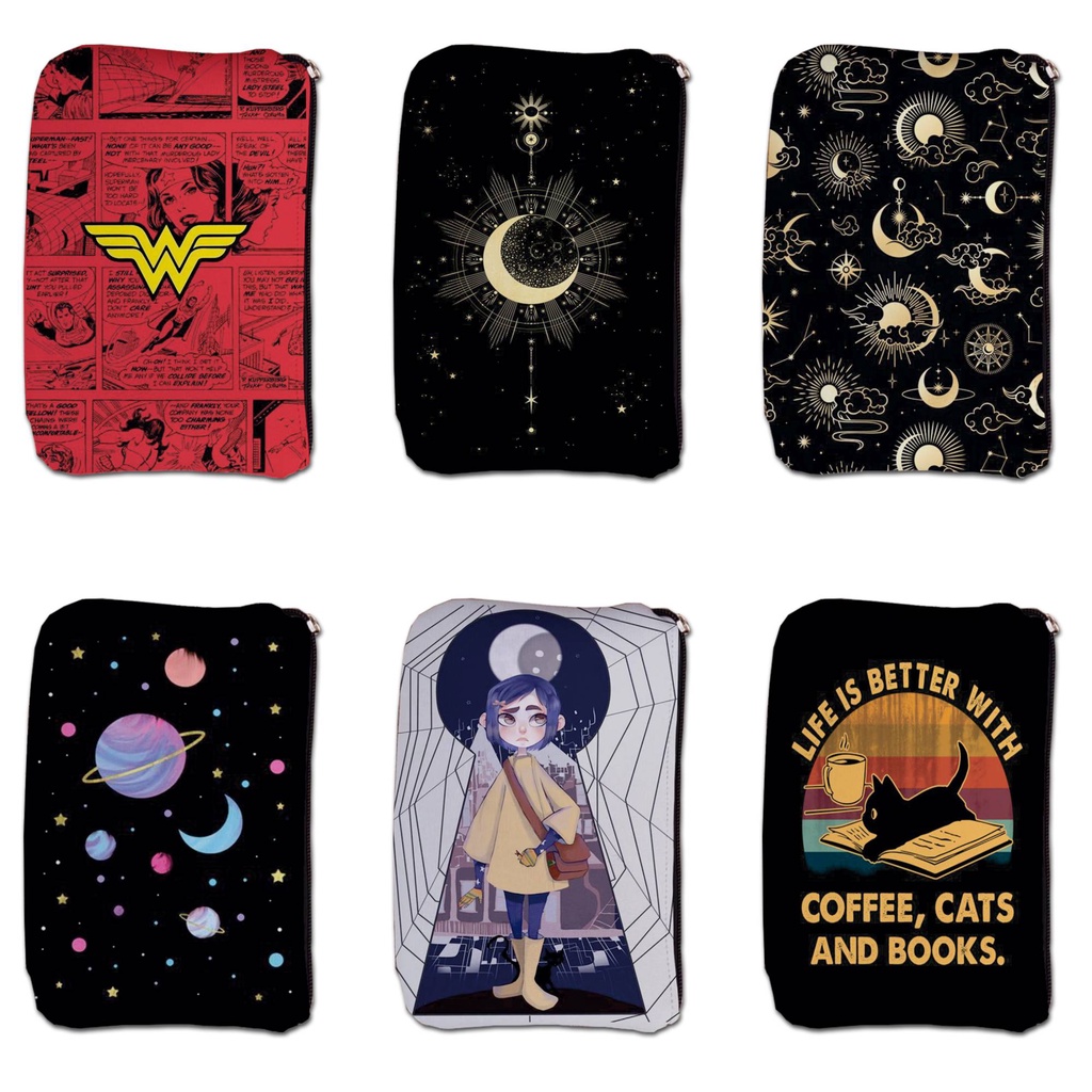 Case Protetora Tipo Sleeve Para Kindle Geração 10/11/PaperWhite/Colorsoft - Estampas 002