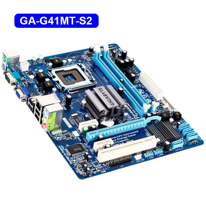 Placa mãe Gigabyte G41 LGA 775 DDR3 Expansível até 8GB GA-G41MT-S2