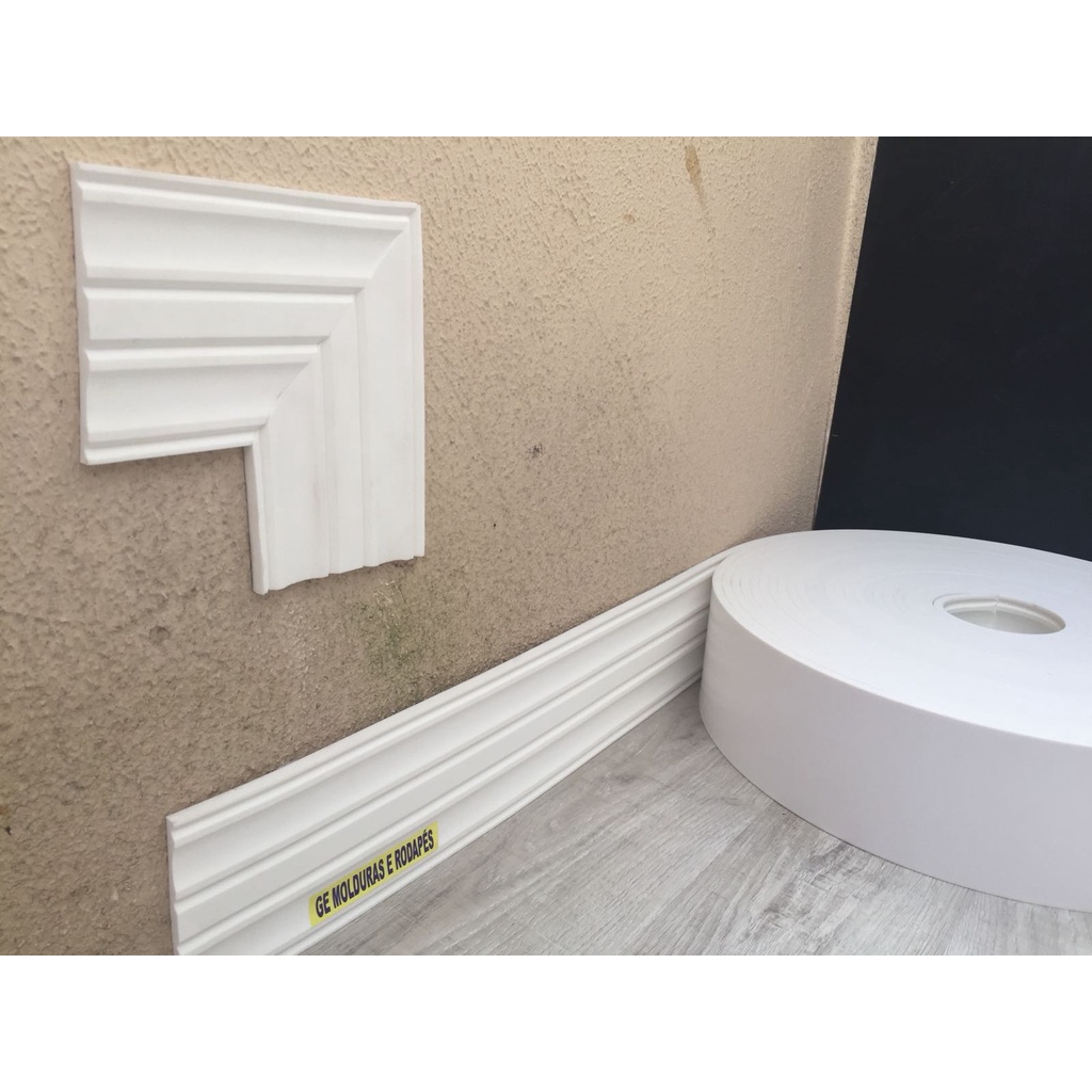 Roda Meio Moldura de Porta e Janela de EVA Autocolante 5 METROS *Terra 12cm de largura X 8mm de espessura*