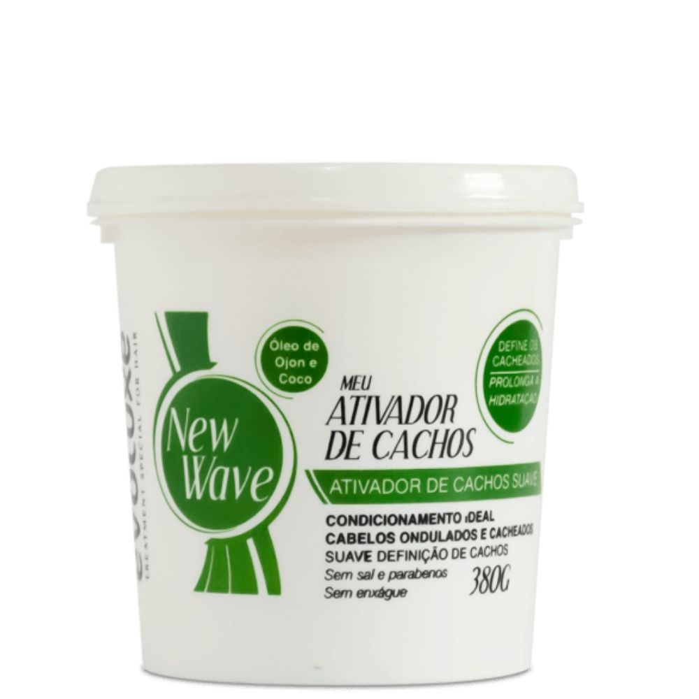 Ativador De Cachos New Wave Evoluxe Suave 380g Sem Parabenos