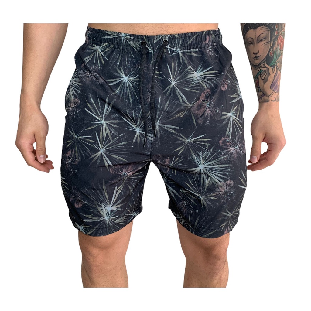 Bermuda Mauricinho Elastano Estampado Moda Praia Neymar Swin Shorts