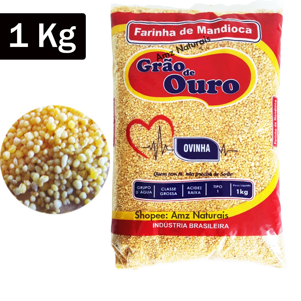 Farinha Ovinha Da Amazônia 1kg | Shopee Brasil