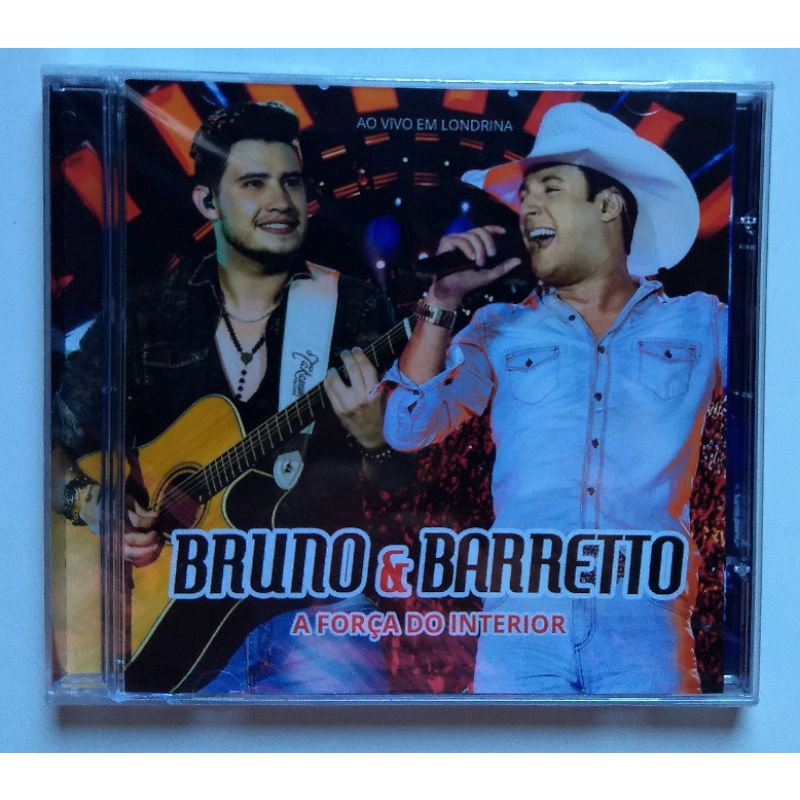 Cd Bruno e Barreto - A Força Do Interior Ao Vivo Em Londrina - Novo Lacrado