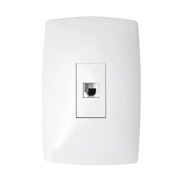 Conjunto Tomada Telefone RJ11 2 Fios 4x2 Home Blux - Home Appliances
