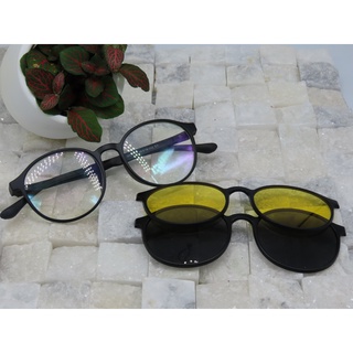 Óculos clipon masculino 3em1 com lente polarizada qualidade E estilo Presentegod CM08