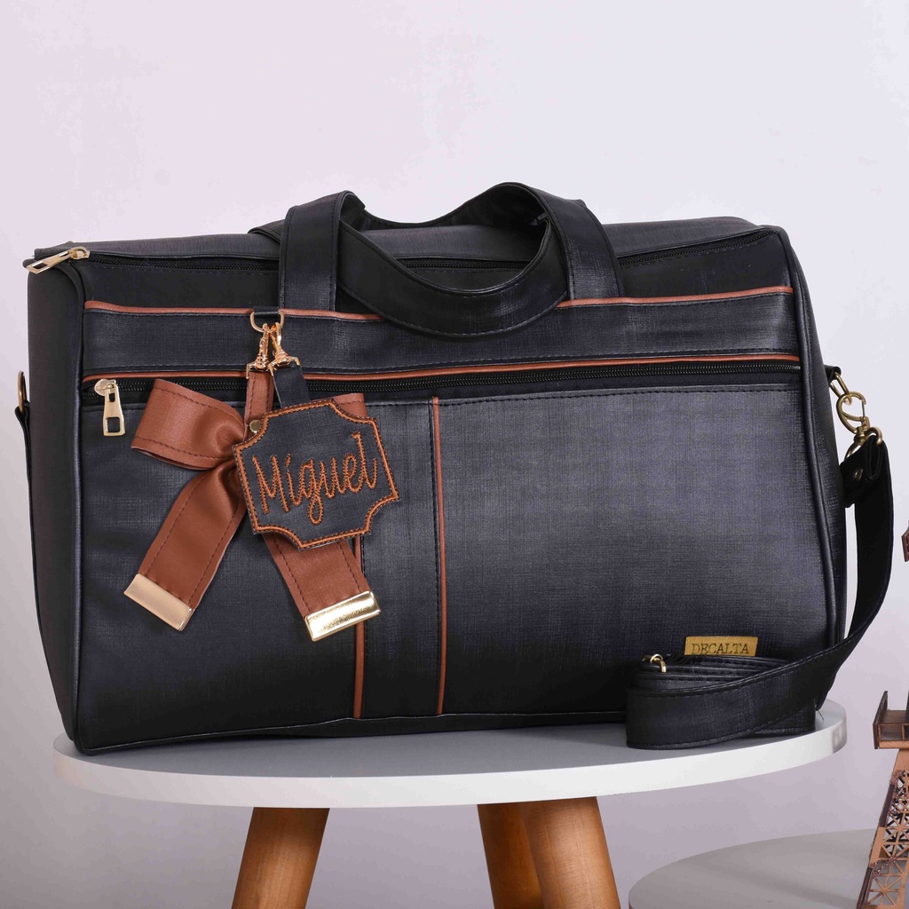 Bag Mão Maternidade New York Preto - Belaa Baby