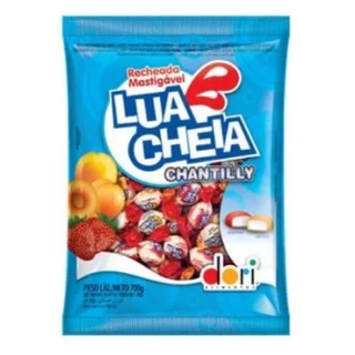 Bala lua cheia chantilly 600g dori