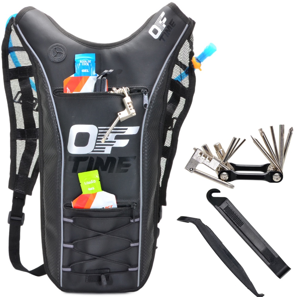 Combo Mochila Térmica  Canivete C/ Extrator De Corrente  Espátulas Para Retirar Pneus