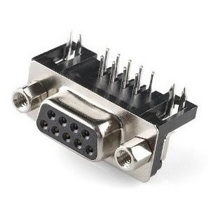 10 Peças - Conector Db9 Fêmea 90 Graus Solda Placa Promoção em Oferta na Shopee