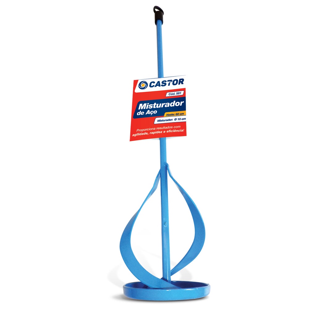 Misturador de tinta e argamassa em aço 60x10cm - Castor em Oferta na Shopee