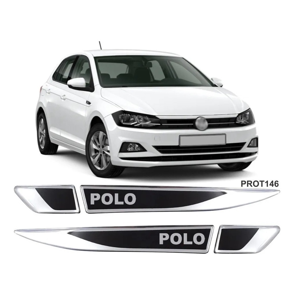 Adesivo Resinado Aplique Protetor Paralama Polo 2018 A 2021