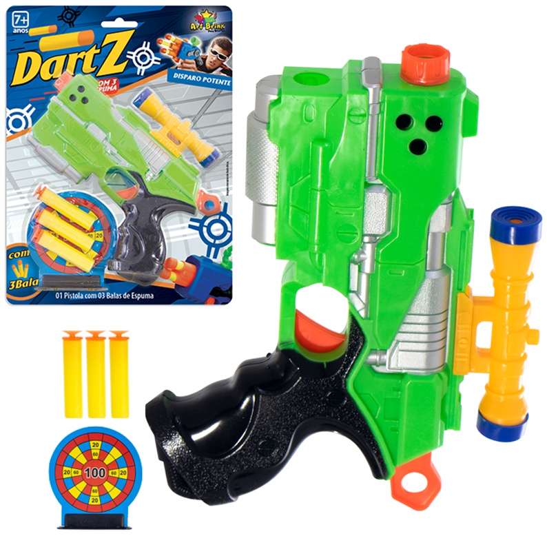 Arminha Arma Pistola Disparo Potente Brinquedo Infantil Brincadeiras