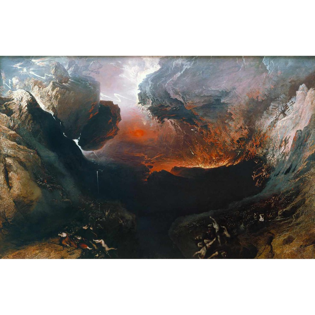 O Grande Dia da Sua Ira - John Martin - Tela Canvas Para Quadro