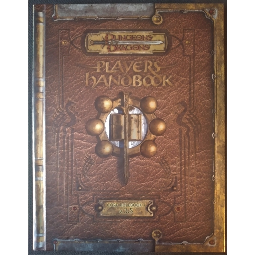 Livro Do Jogador 3.5 Edição Especial - Dungeons And Dragons - Livro de Rpg/D&amp;D/DnD - Player's Handbook Special Edition