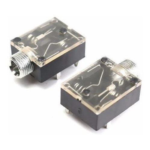 Kit 5 Peças Jack J2 Stereo 5t C/ Rosca Pj-324m