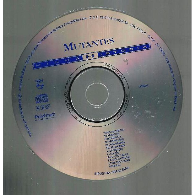 546 Mcd- CD Original 1994- Os Mutantes- Minha História