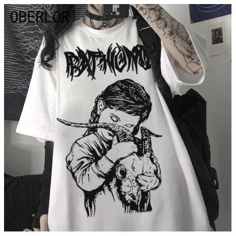 camiseta  Baphomet grunge goth   aesthetic eboy
