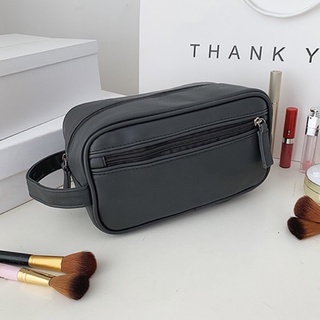 Nécessaire Bolsa de Mão Masculina de Couro Ecológico Super Estilo Moderno Despojado Amplo ...