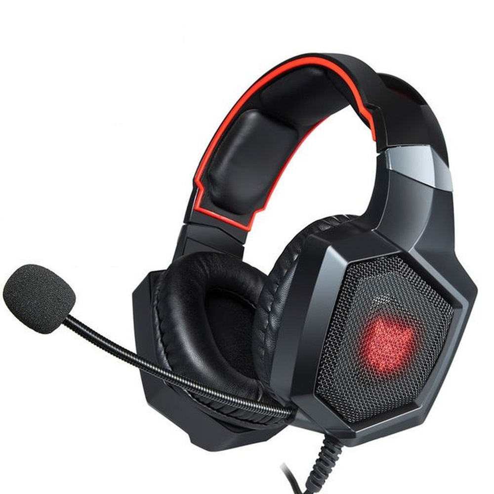 Fone de Ouvido Headset Gamer Onikuma K8 Preto/Vermelho — R$ 99,99 em Shopee