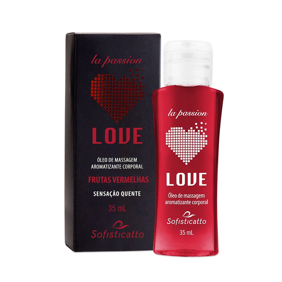 Óleo Love Frutas Vermelhas Sensação Quente 30ml - Sofisticatto em Oferta na Shopee