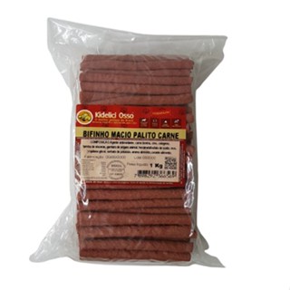 Bifinho Macio Palito - Kidelici Osso - Sabor Carne - 1 Kg em Oferta na Shopee