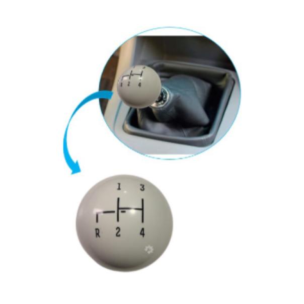 Manopla Câmbio Bola Sinuca Branca VW Fusca Brasília Kombi