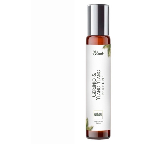 Perfume Gerânio & Ylang Ylang 10ml - Roll on Feminino