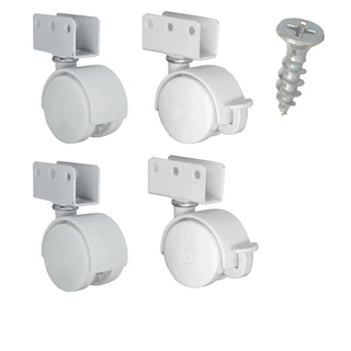 Rodinha para berço chapa U 12mm (4 peças)