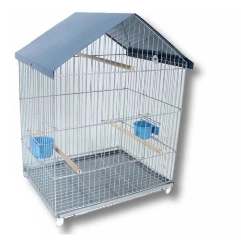 Viveiro Parede e Gaiola de Arame Zincado para Periquito, Curió, Sabiá, Calopsita entre outros