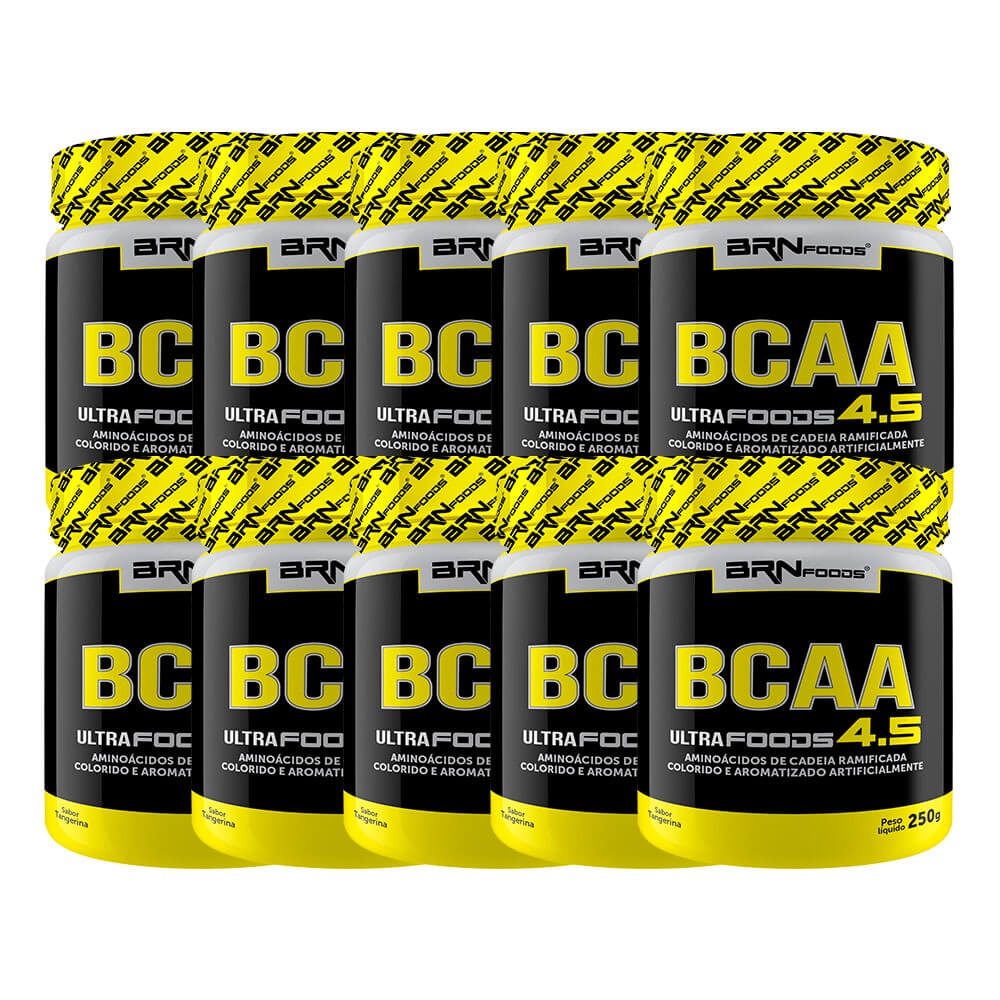 Kit 10x BCAA Ultra Foods 250g - BRNFOODS