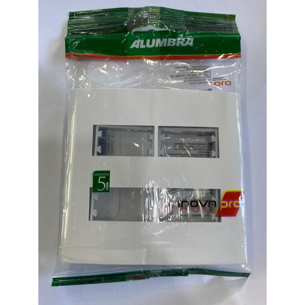 Placa 4x4 4 Modulos Separado Inova Pro Alumbra