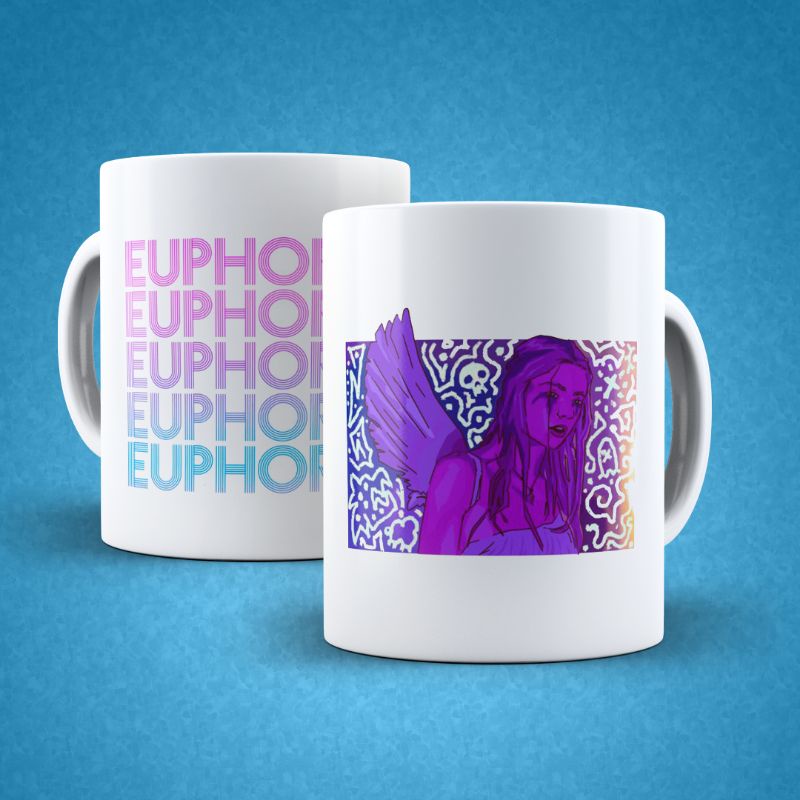 Caneca Euphoria HBO - Jules angel (Porcelana)