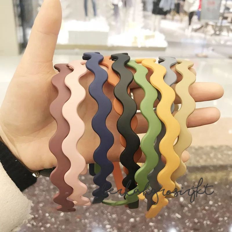 3 Pcs ZIGZAG BEZEL DOFF Fone De Ouvido Coreano Importado De Cabelo Adulto