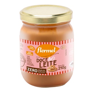 Doce De Leite Cremoso - Zero Açúcar 210g - Flormel em Oferta na Shopee