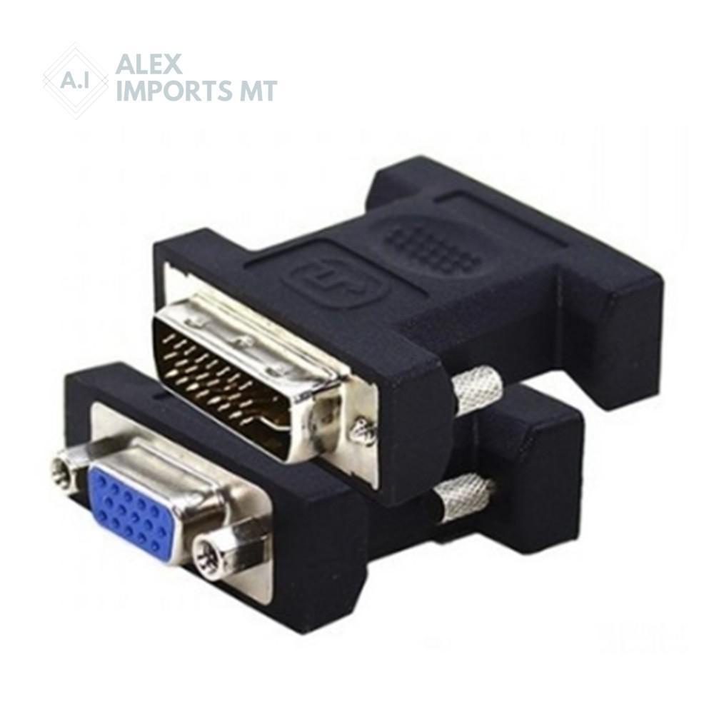 Adaptador Dvi Macho Para Vga Fêmea Cabo Conversor DVI-I MACHO PARA VGA FEMEA