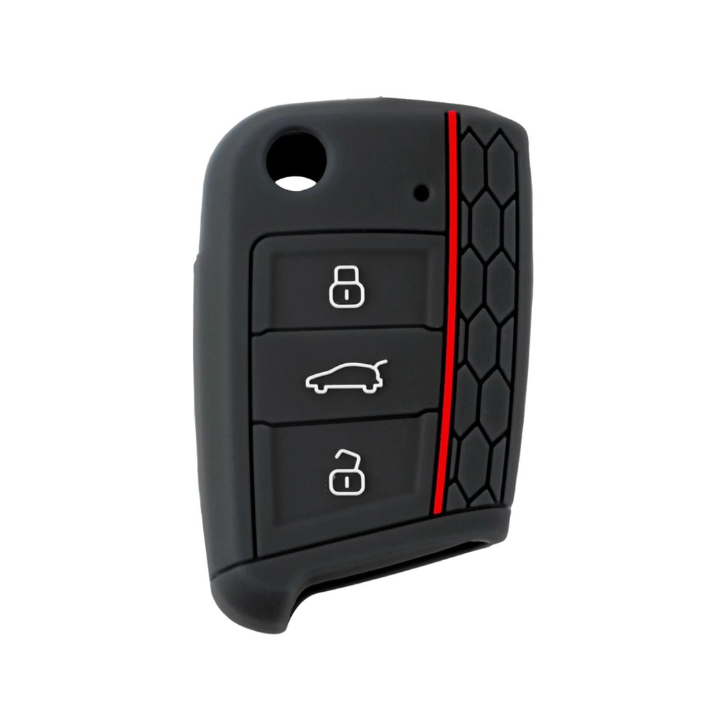 Capa protetora para chave canivete Volkswagen/ Novo Polo, Jetta, Nivus, T Cross, Golf, Virtus