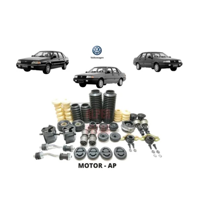 Kit Buchas Suspensão Dianteira E Traseira Santana 89/95 em Oferta na Shopee